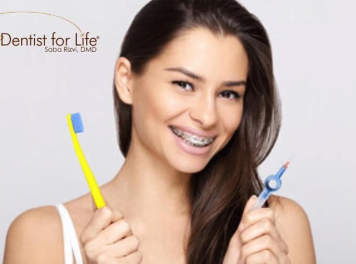 How can I care for my teeth if I wear braces or a retainer?