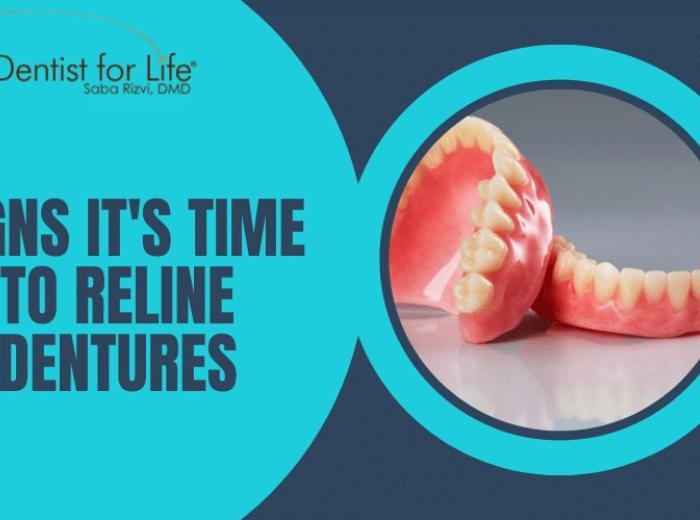 How Do You Know When It’s Time to Reline Dentures?
