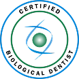 Certified Biological Dentist logo.
