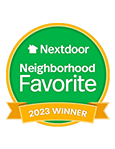 Nextdoor Neighborhood Favorite 2023 Winner badge.